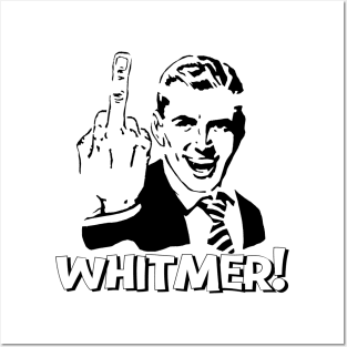 MIDDLE FINGER WHITMER POLITICALLY INCORRECT Posters and Art